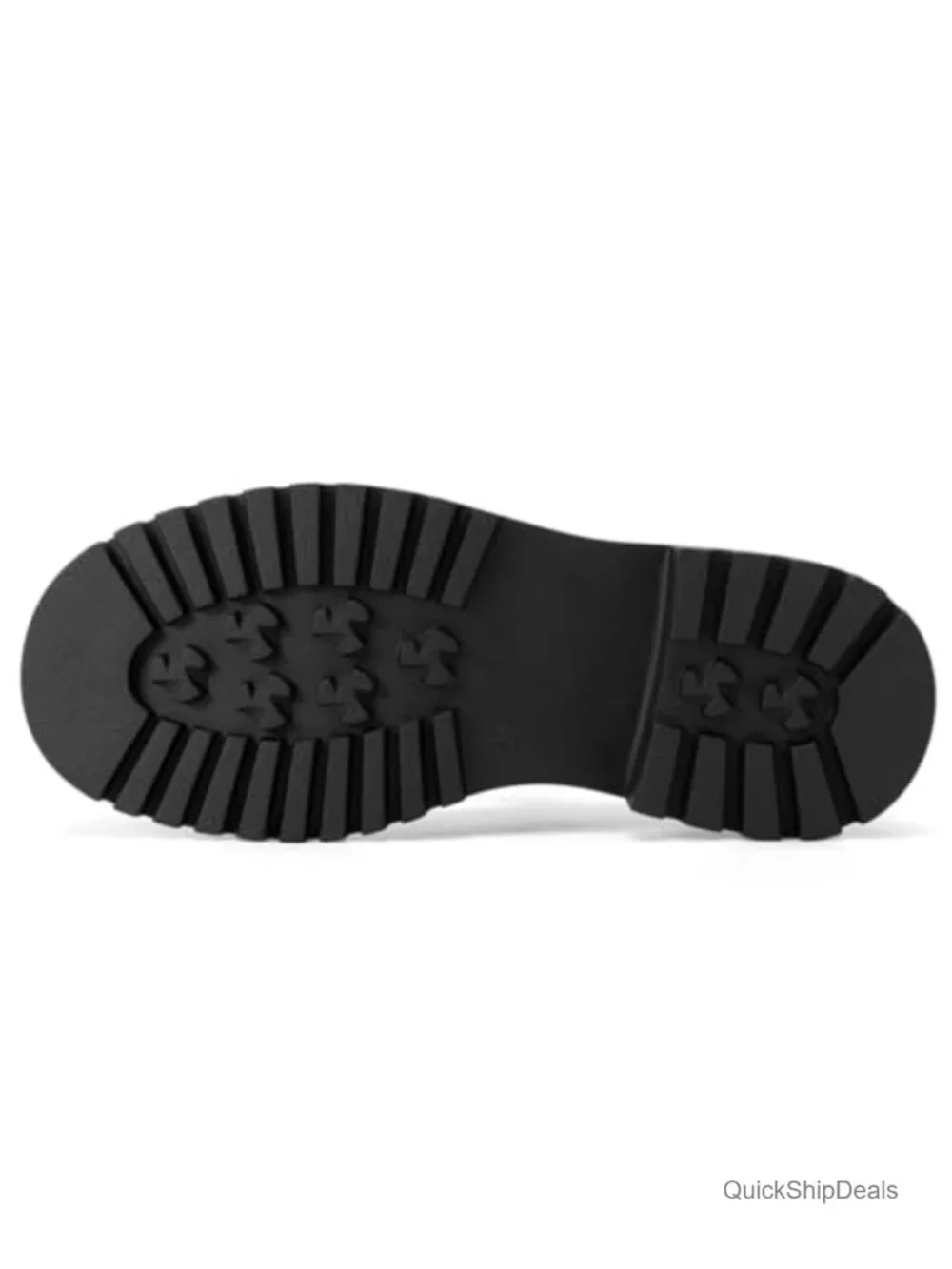 Women's Mary Jane Platform Shoes - Chunky Lug Sole Oxfords, Round Toe Buckle